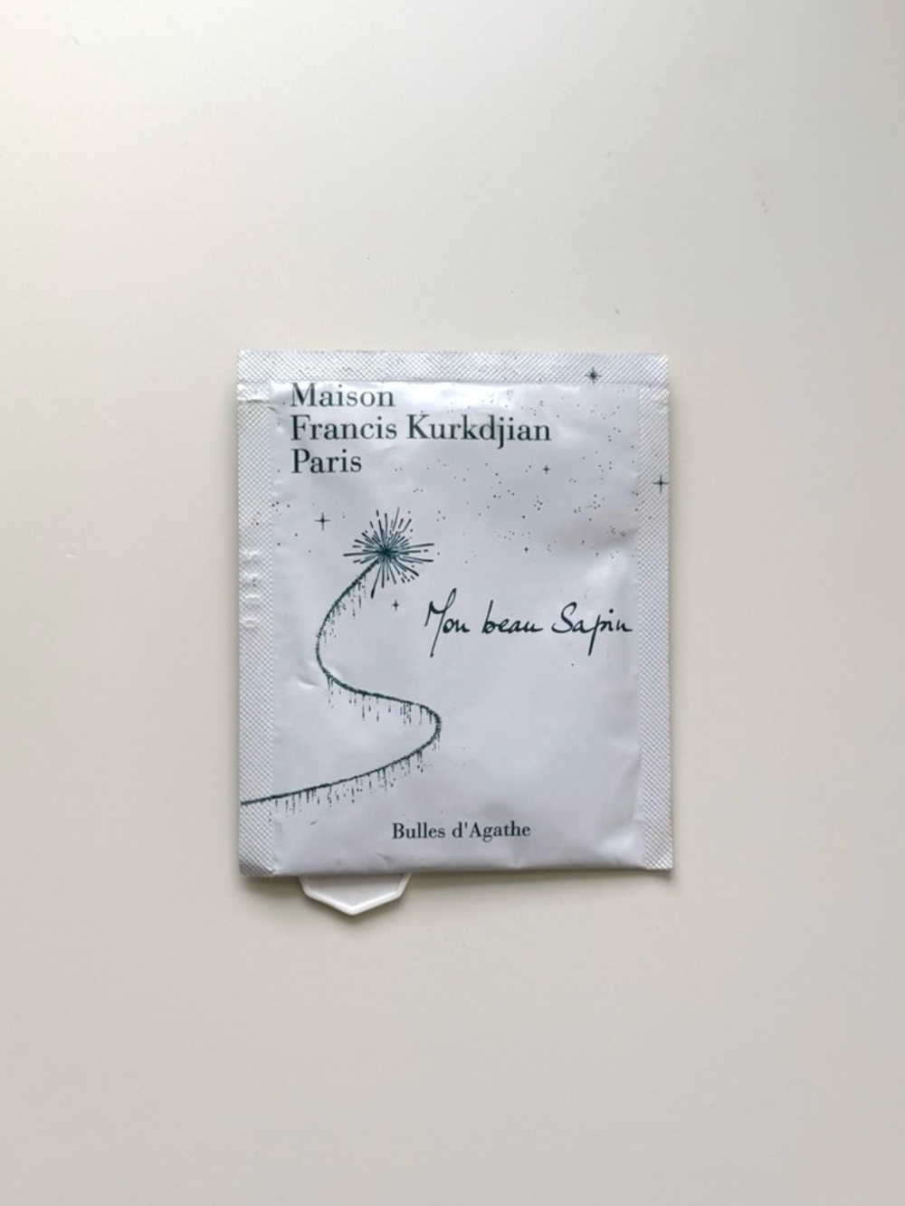 Maison Francis Kurkdjian Mon Beau Sapin Bubble Bath Sachet